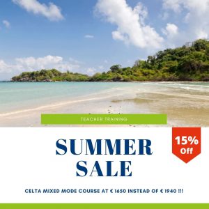 Mixed Mode CELTA Summer Sale