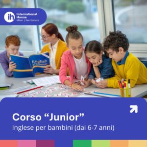 Bambini del corso Junior di International House Milano durante preparazione agli esami Cambridge Starters Movers e Flyers